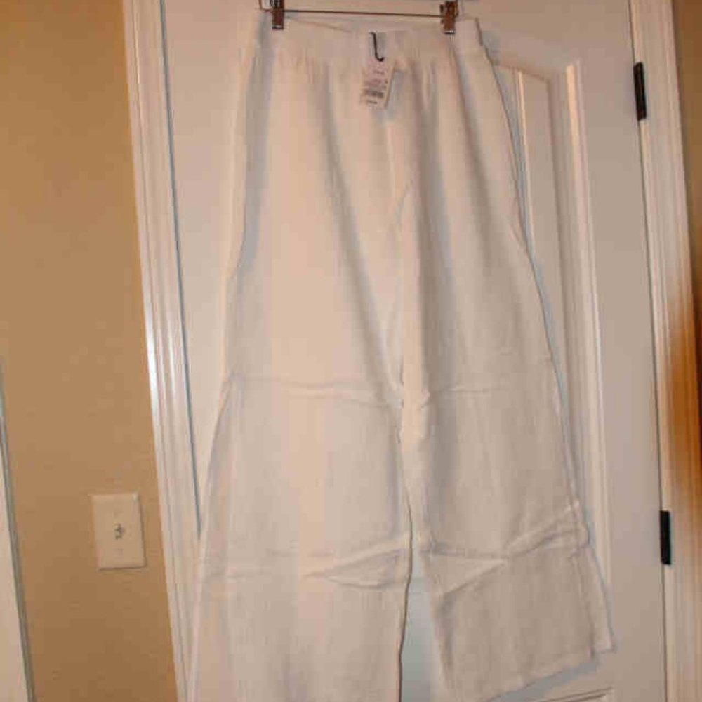 Shade and Shore Cover Up Pants - Sz Small White